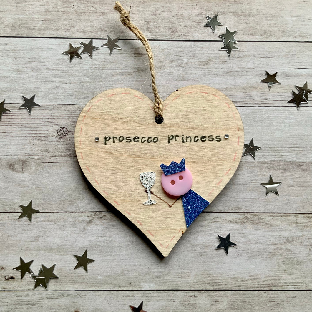 Prosecco Princess Heart