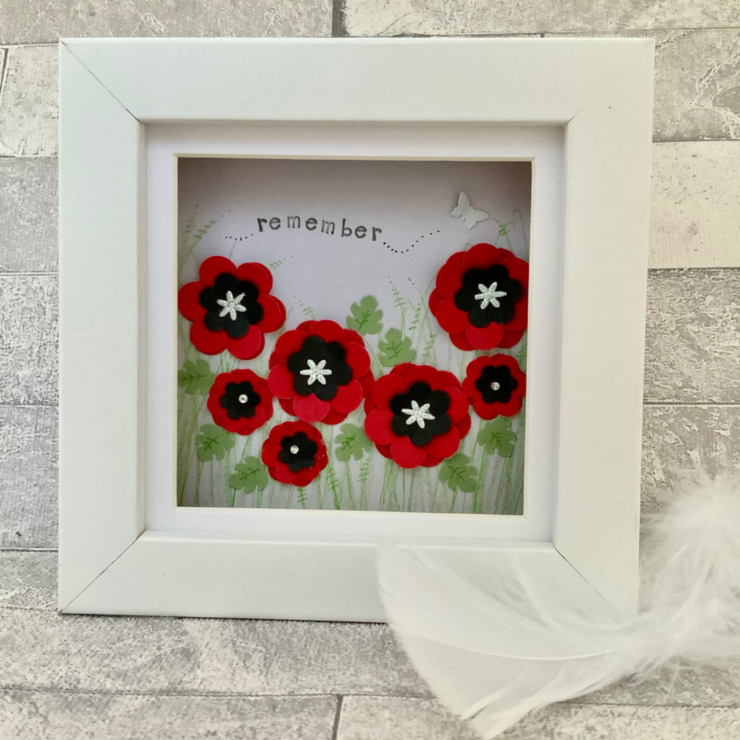 Remember  Poppy Mini Frame