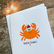 Load image into Gallery viewer, Santa Claws Card