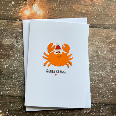 Santa Claws Card