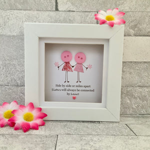 Side By Side Or Miles Apart Mini Frame