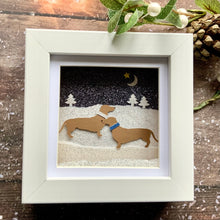 Load image into Gallery viewer, Dachshund Snow Mini Frame