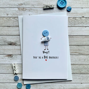 Yay You're A Big Brother - Personalised
