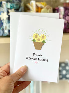 You Are Blooming Fabulous  Card