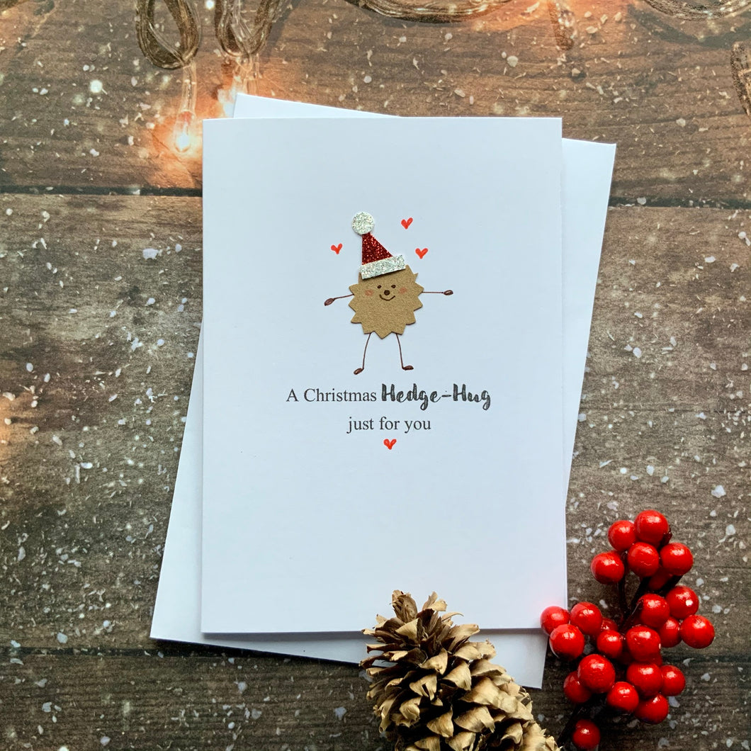 A Christmas Hedge-Hug- Personalised