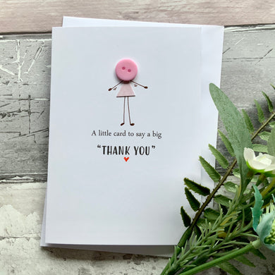 A Little Card To Say A Big Thank You