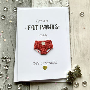 Get Your Fat Pants Ready Pack of Four Christmas Cards