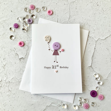 Happy 21st Birthday - Personalised