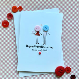 Happy Valentine's Day Lovely Wife Card
