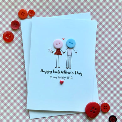 Happy Valentine's Day Lovely Wife - Personalised