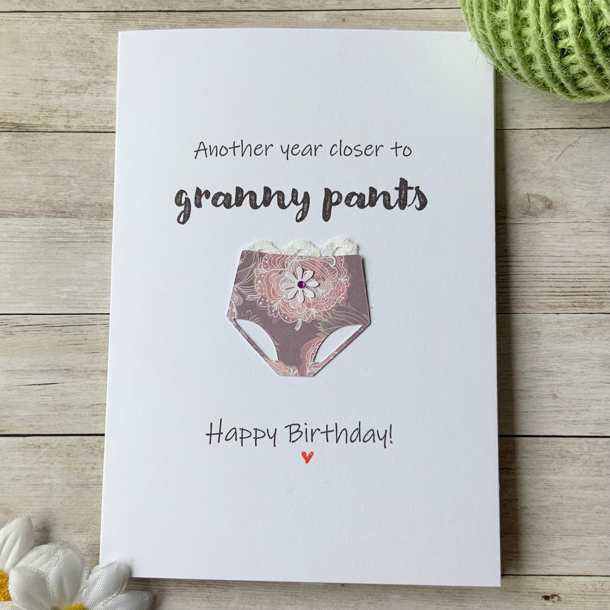 Card, All Occasion, Granny Pants