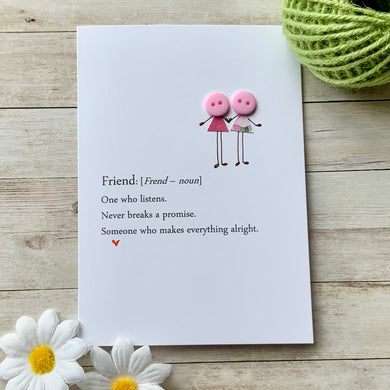 Friend Definition Card