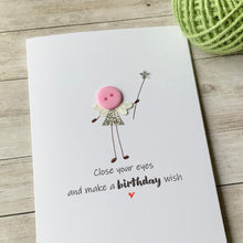 Load image into Gallery viewer, Close your eyes and make a Birthday wish Card