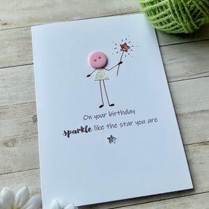 On Your Birthday Sparkle Card