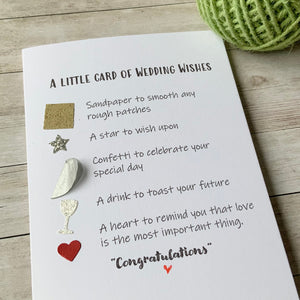 Little Card of Wedding Wishes