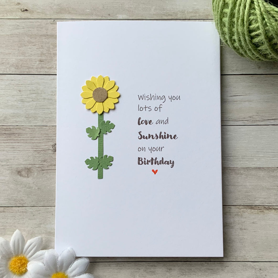 Wishing You Lots of Love and Sunshine Card
