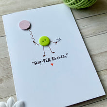 Load image into Gallery viewer, Hap-Pea  Birthday Card