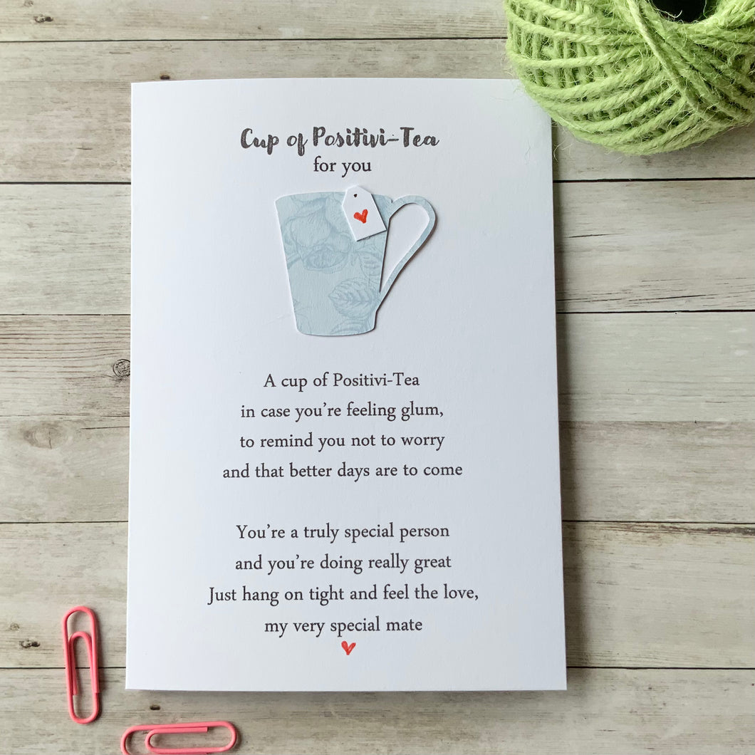 Cup Of Positivi-Tea Card