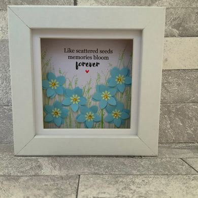 Like Scattered Seeds,  Forget-Me-Not Mini Frame