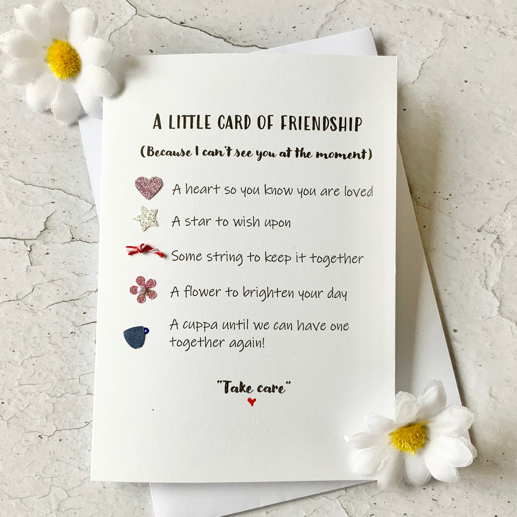 Little Card Of Friendship (non-alcoholic)- Personalised