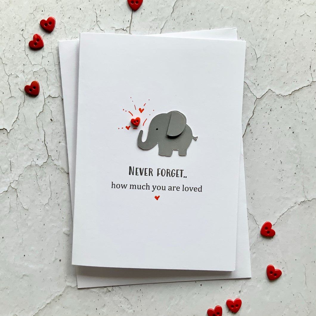 Never Forget How Much You Are Loved - Personalised
