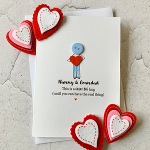 This Is A Great Big Hug Card- Personalised