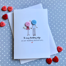 Load image into Gallery viewer, To My Wife On Our Wedding Anniversary Card