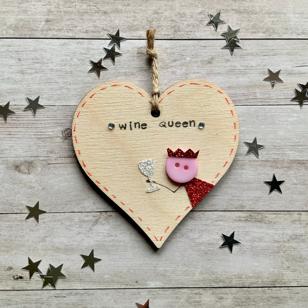 Wine Queen Heart